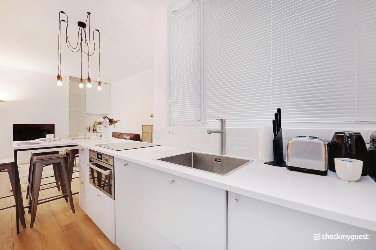 Modern Apartment - 2Br-6P- Oberkampf-Republique Paris Exterior foto